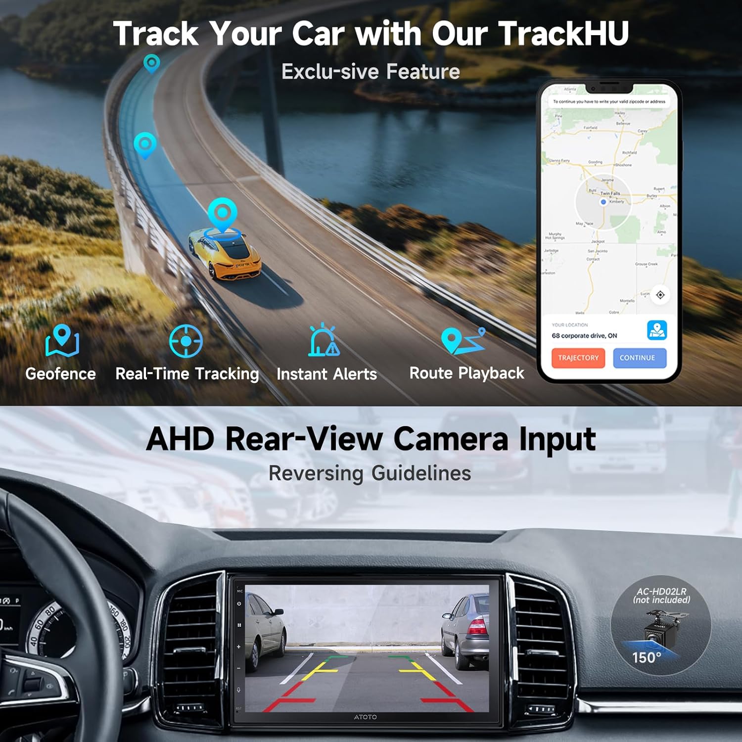 Pantalla Android ATOTO A5L 7” para Carro con CarPlay/Android Auto, GPS, AI 🧠🚗 - Imagen 3