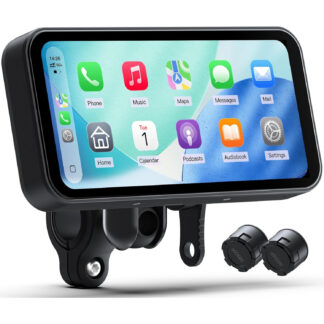 Pantalla CarPlay y Android Auto inalámbrica 6.25 pulgadas para moto, TPMS, IP67, GPS, Bluetooth, fácil instalación 🚦