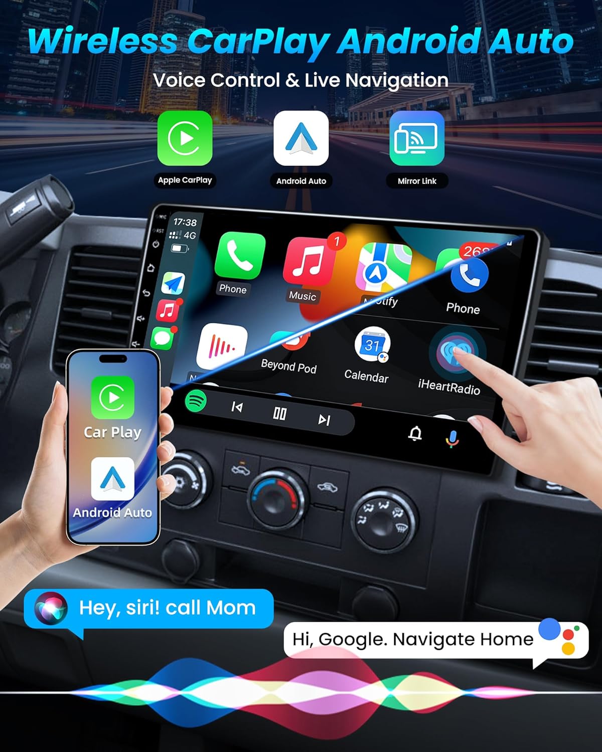 Radio Android 13 de 10 pulgadas para Chevy Silverado y GMC Sierra 🚙📱 - Imagen 2