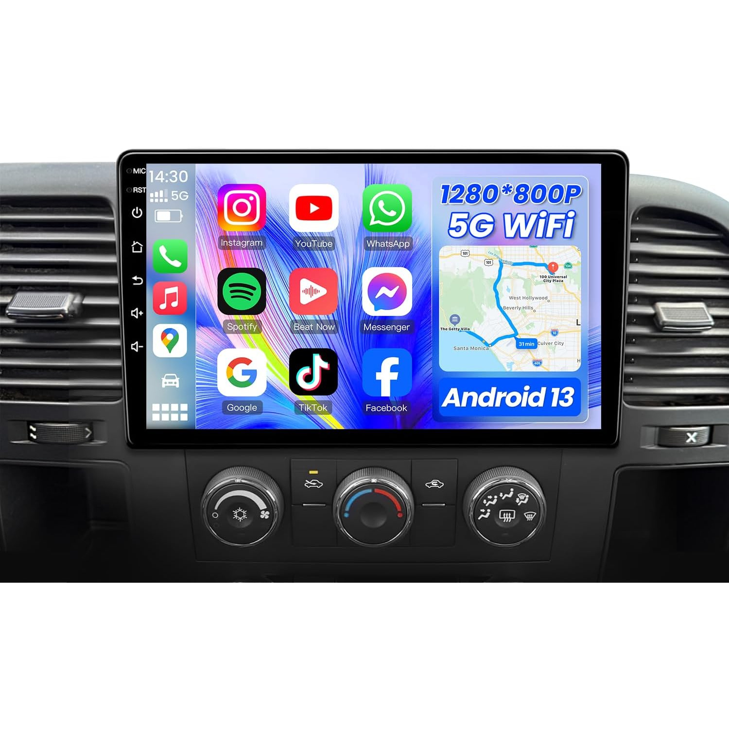 Radio Android 13 de 10 pulgadas para Chevy Silverado y GMC Sierra 🚙📱
