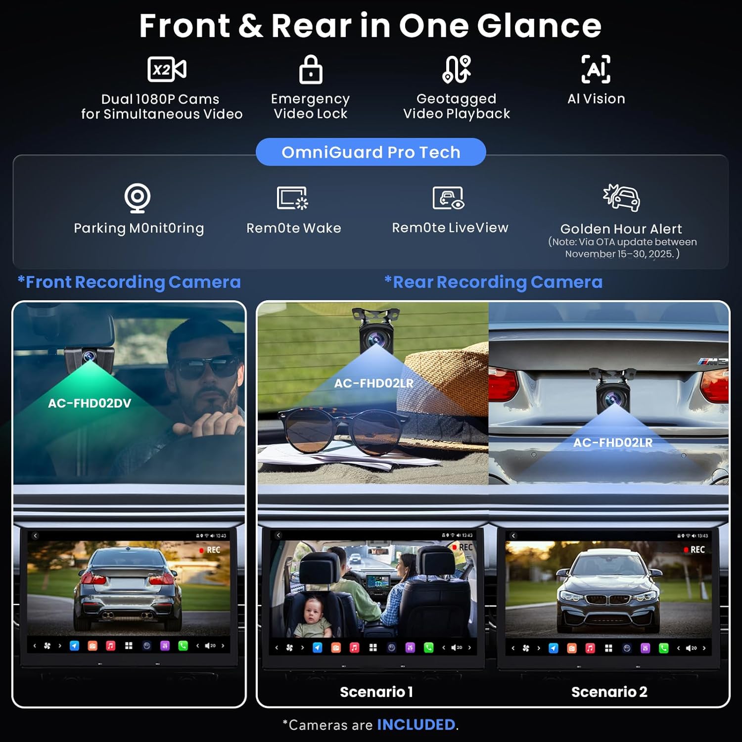 Radio Android para carro con pantalla flotante QLED de 12.95 pulgadas, CarPlay y Android Auto 🚗✨ - Imagen 2