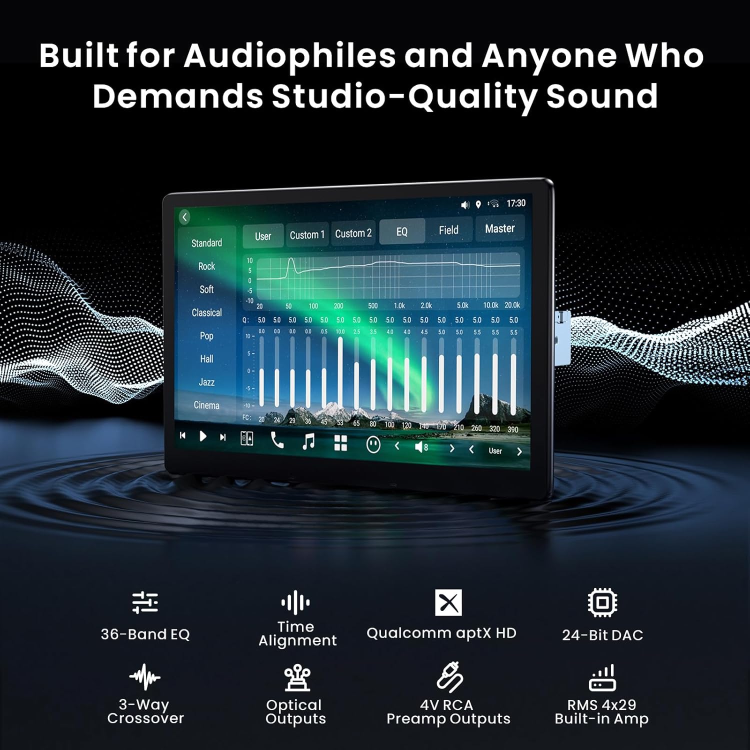 Radio Android para carro con pantalla flotante QLED de 12.95 pulgadas, CarPlay y Android Auto 🚗✨ - Imagen 5