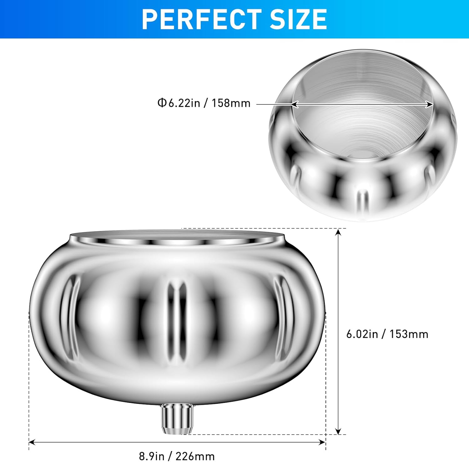 Recubridor de Snacks de Acero Inoxidable para Batidora KitchenAid Tilt-Head 2-3 kg 🍫🥜 - Imagen 3