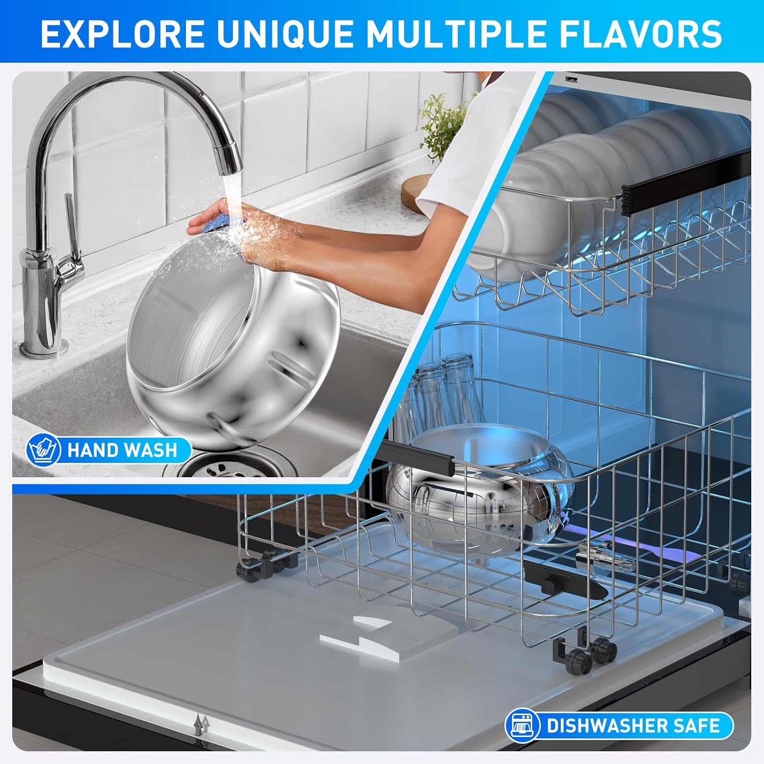 Recubridor de Snacks de Acero Inoxidable para Batidora KitchenAid Tilt-Head 2-3 kg 🍫🥜 - Imagen 7