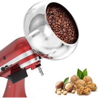 Recubridor de Snacks de Acero Inoxidable para Batidora KitchenAid Tilt-Head 2-3 kg 🍫🥜