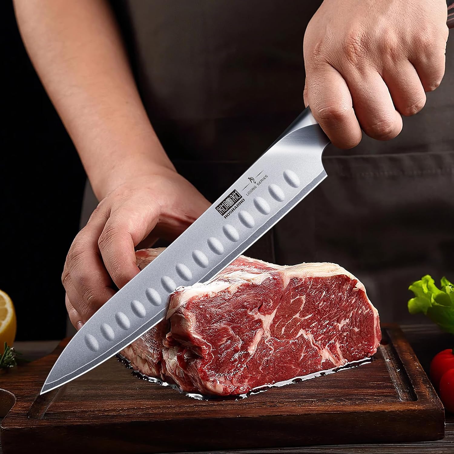 Set de cuchillo y tenedor para carne de acero inoxidable con mango ergonómico 🥩🔪 - Imagen 6