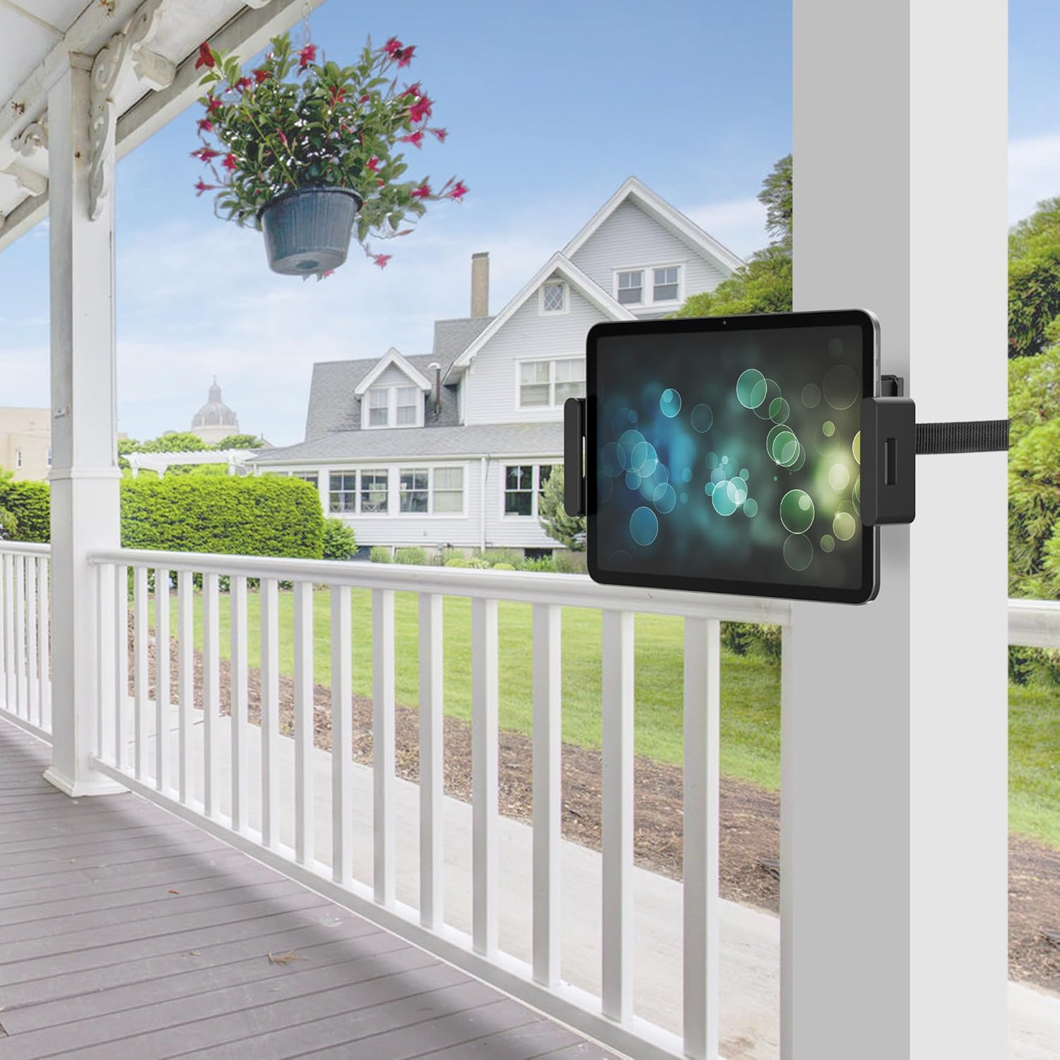 Soporte Universal para Tablet en Poste o Columna con Abrazadera Ajustable 📱 - Imagen 9