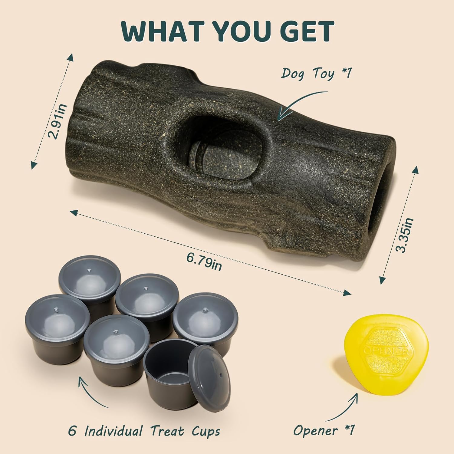 Juguete Interactivo para Perros Grandes con Vasos Congelables Antiestrés 🐶🦴 - Imagen 2