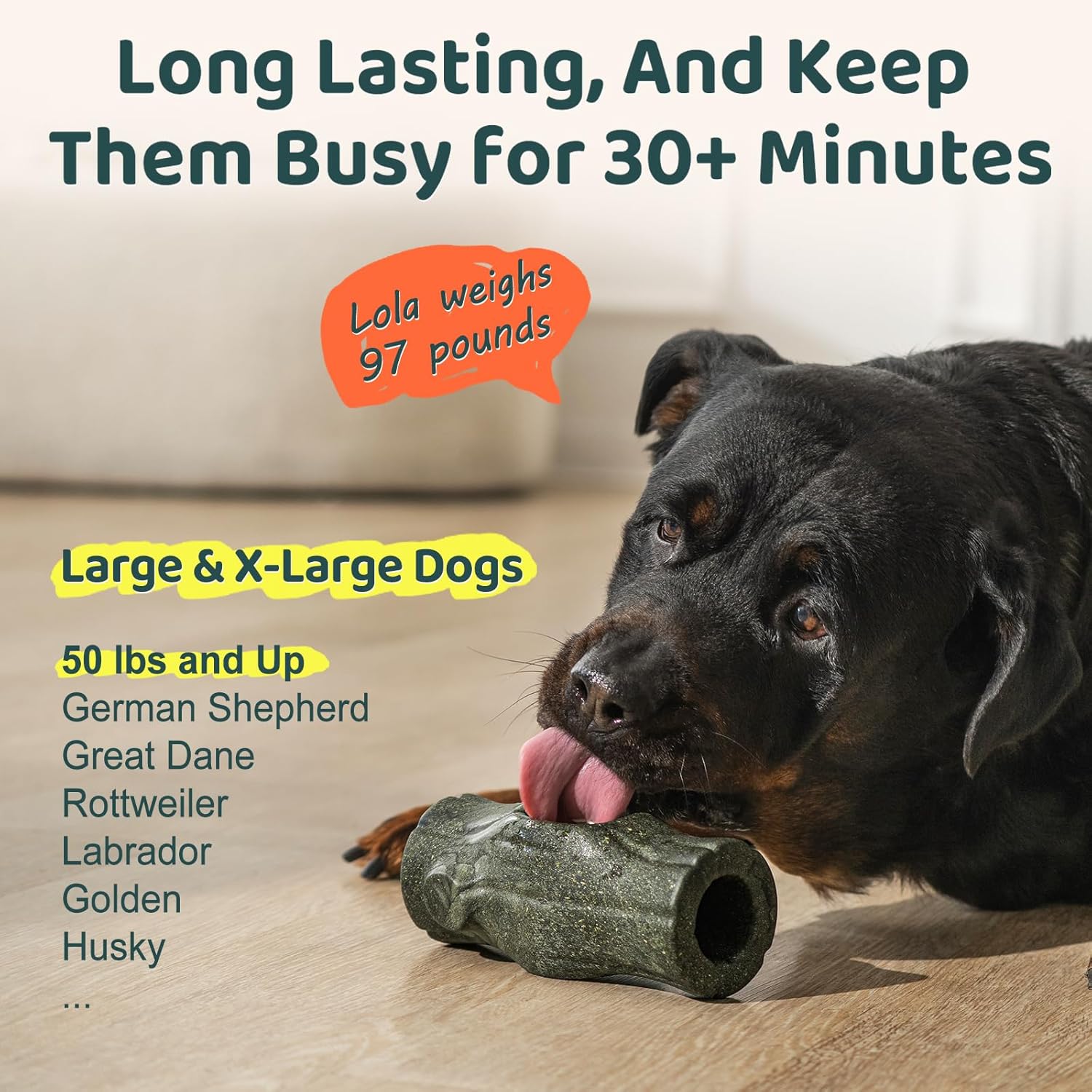 Juguete Interactivo para Perros Grandes con Vasos Congelables Antiestrés 🐶🦴 - Imagen 6