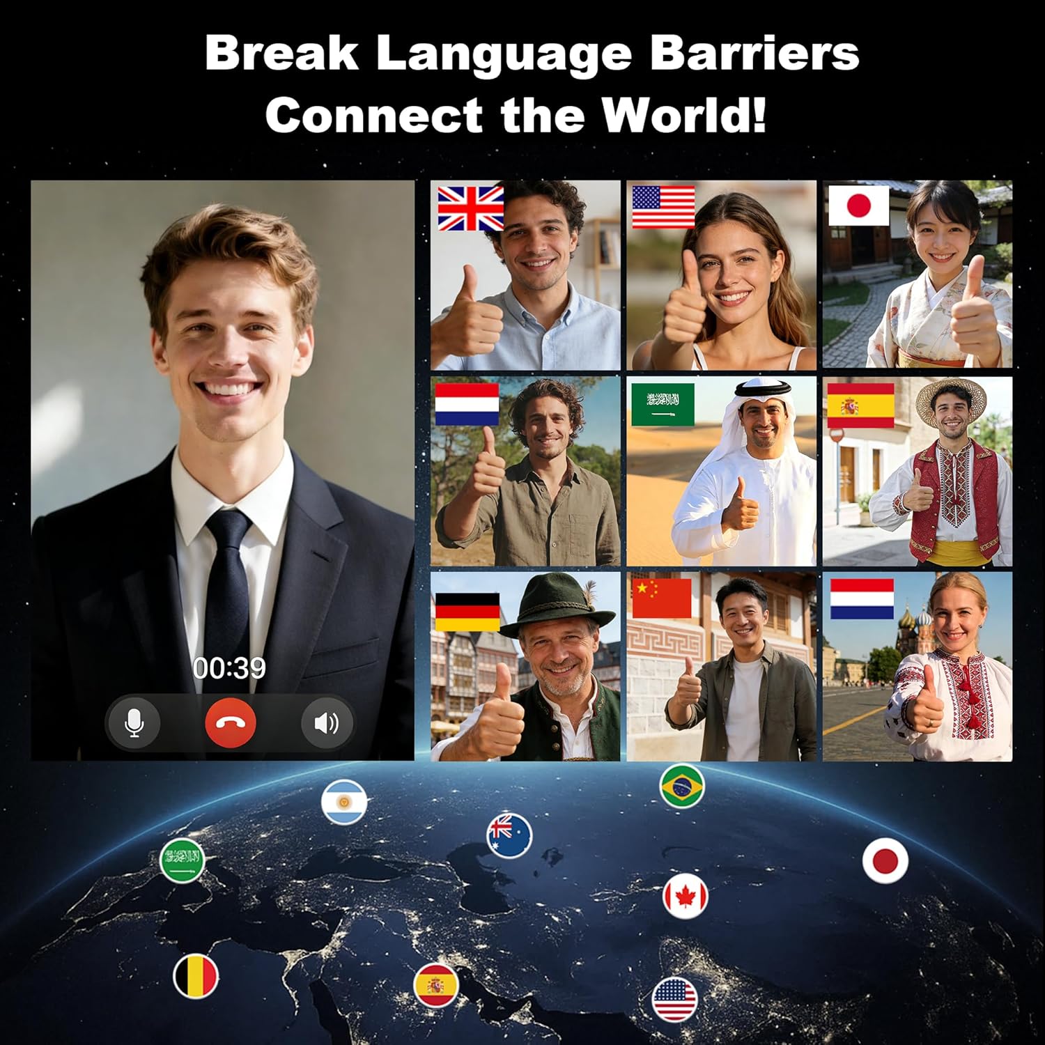 Auriculares Traductores AI en Tiempo Real - Imagen 3
