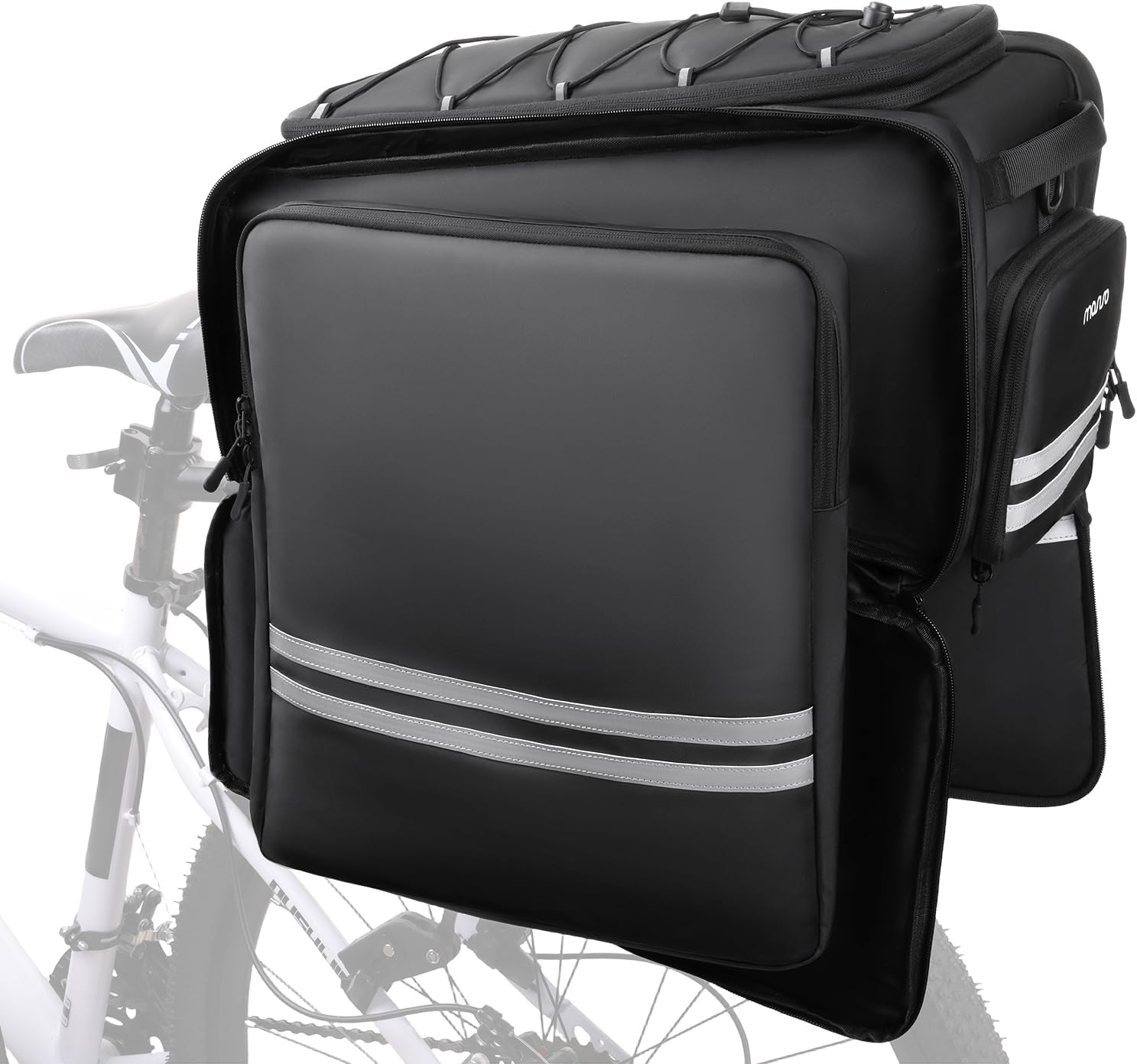 Bolsa para Bicicleta con Panniers y Cubierta de Lluvia 🌧️ - Imagen 2