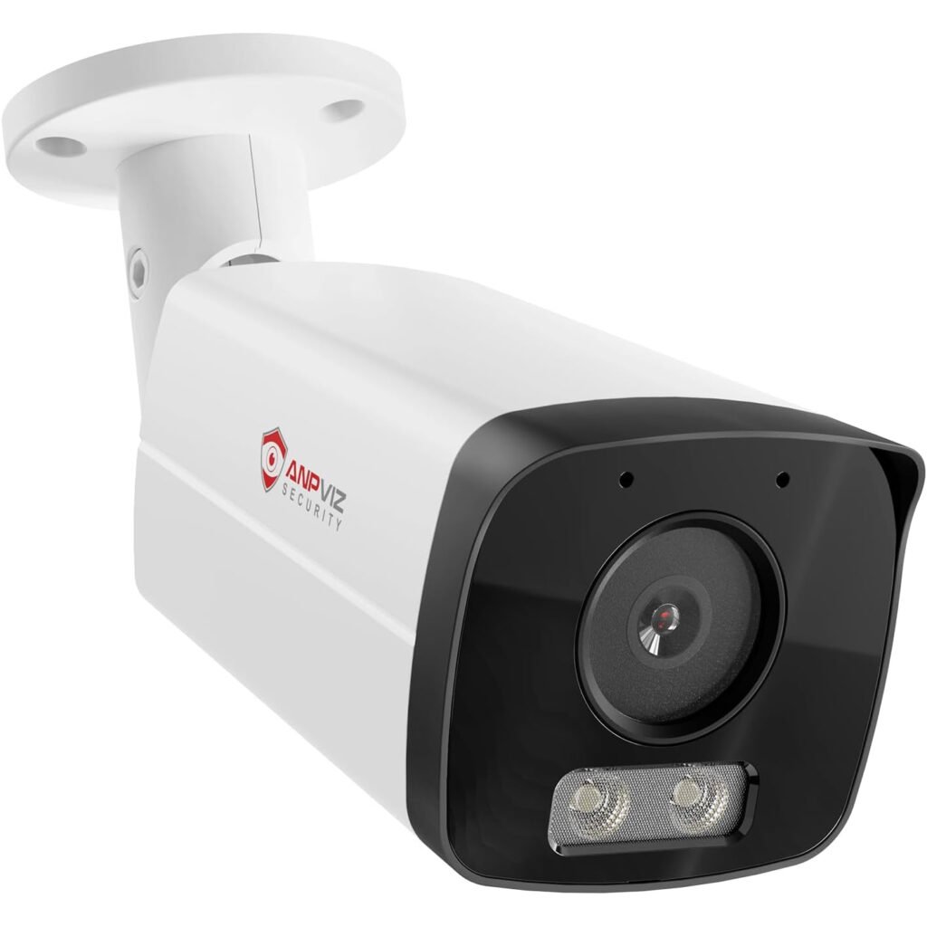Cámara de Seguridad PoE 4MP con Visión Nocturna a Color