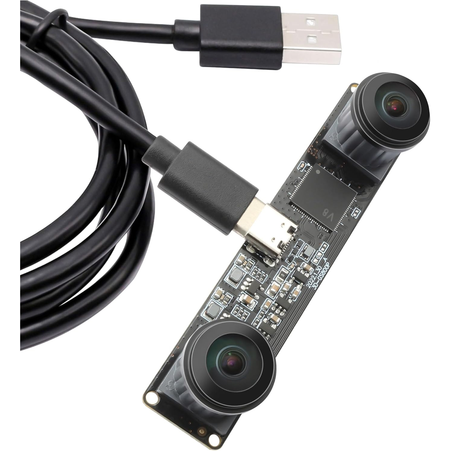 Cámara USB de Alta Velocidad 210fps con Lente Doble
