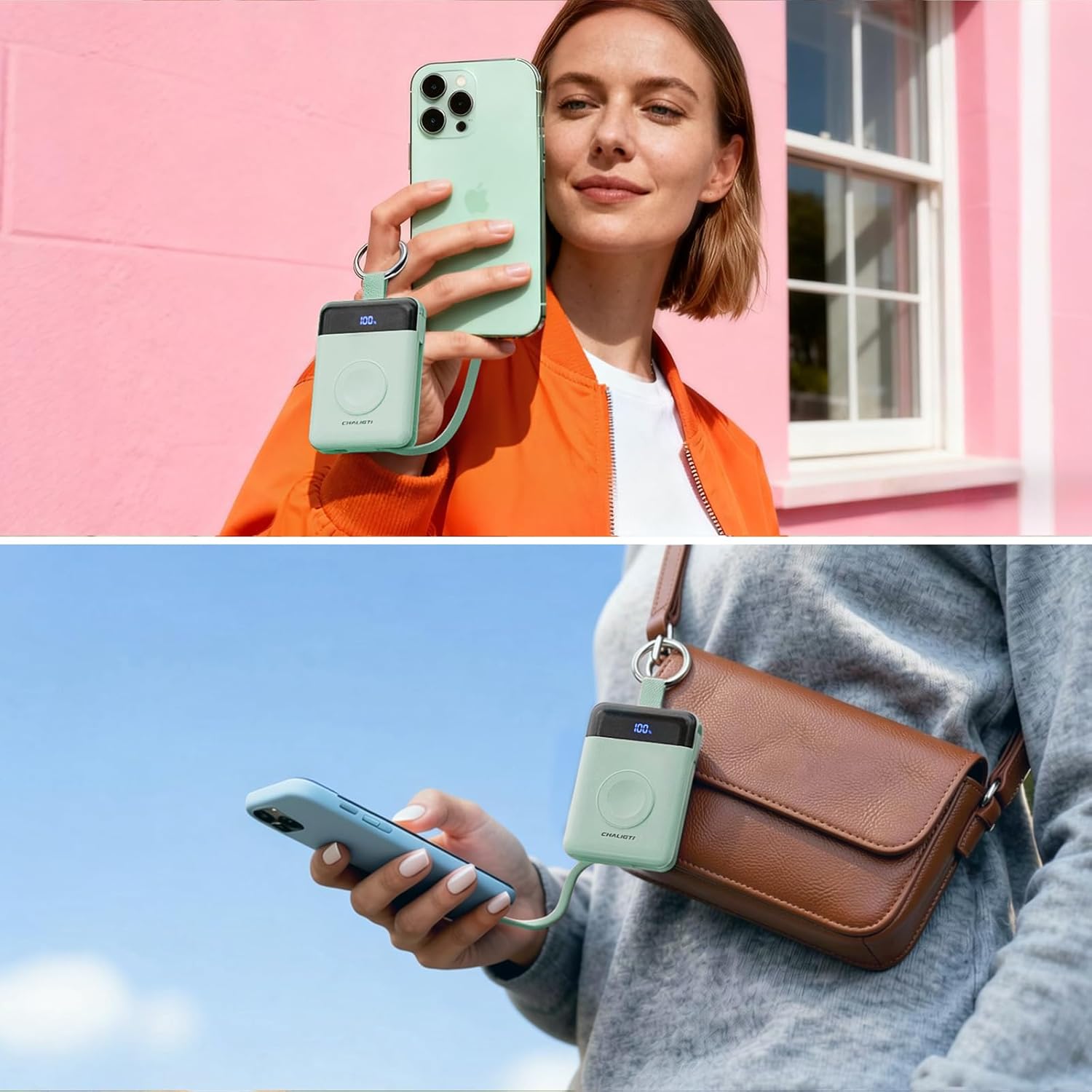 Cargador Portátil 5000mAh con Cables Integrados y Carga Rápida ⚡ - Imagen 7