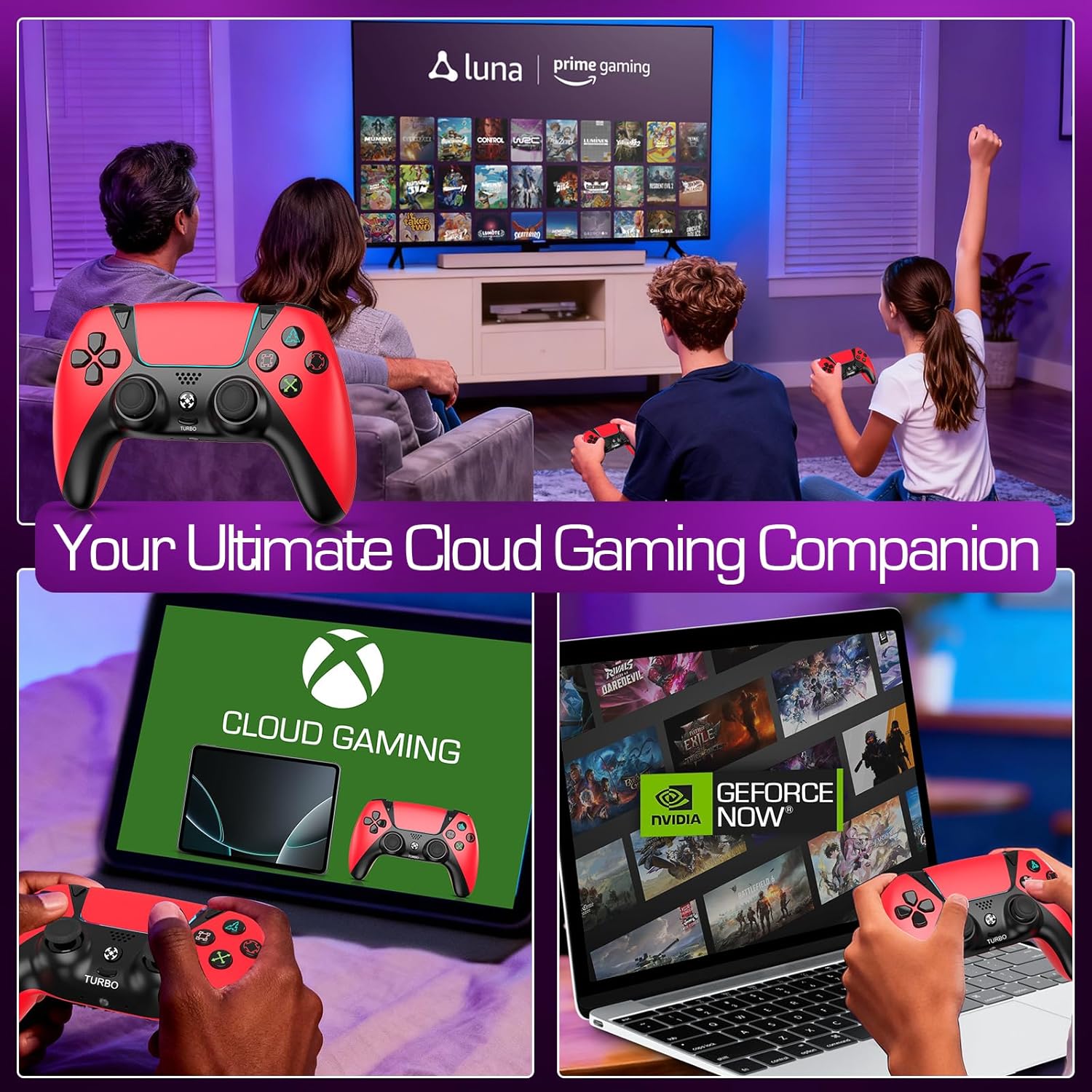 Controlador de Juego Inalámbrico para Luna, Fire Stick, PC y PS4 - Imagen 3