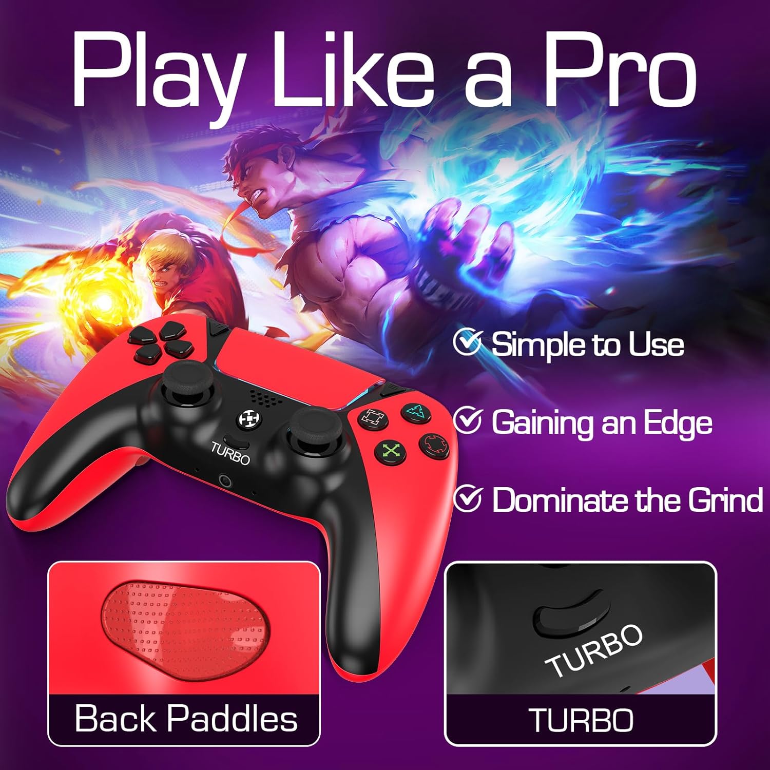 Controlador de Juego Inalámbrico para Luna, Fire Stick, PC y PS4 - Imagen 4