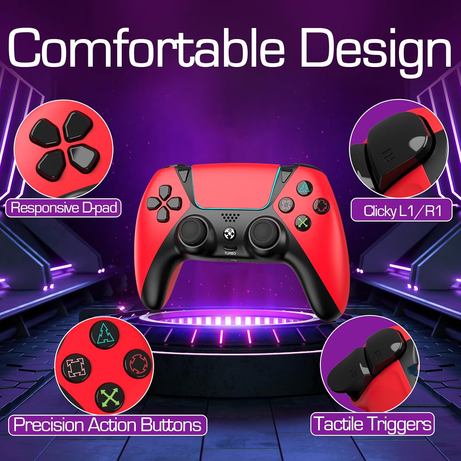Controlador de Juego Inalámbrico para Luna, Fire Stick, PC y PS4 - Imagen 5
