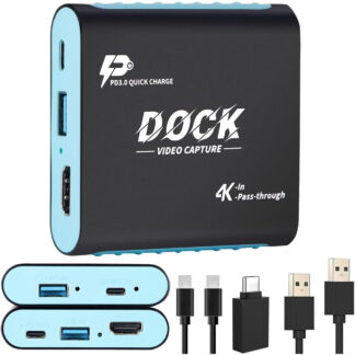 Dock y Tarjeta de Captura 2 en 1 para Nintendo Switch 2