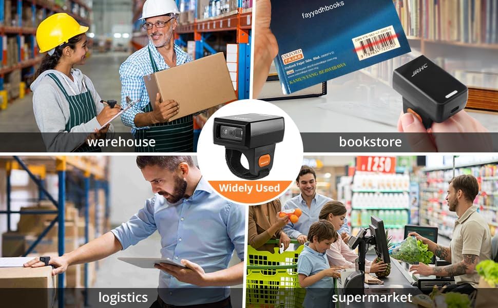 Escáner de Código de Barras Bluetooth 2D Anillo QR - Imagen 7