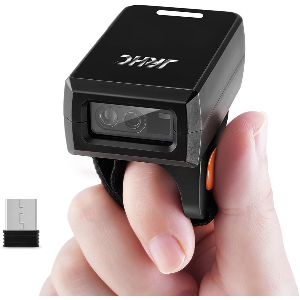 Escáner de Código de Barras Bluetooth 2D Anillo QR