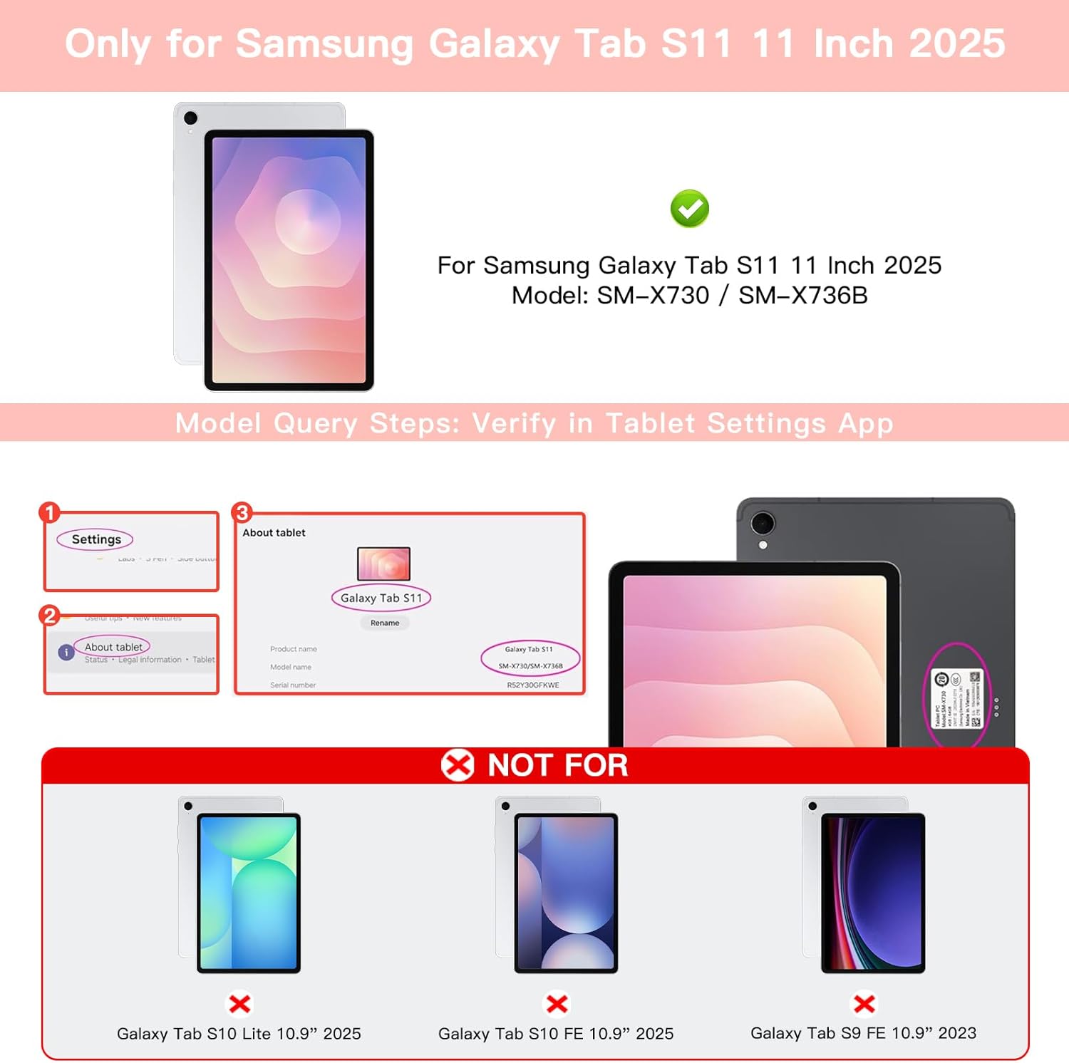 Funda Teclado para Samsung Galaxy Tab S11 11 pulgadas 2025 - Imagen 2