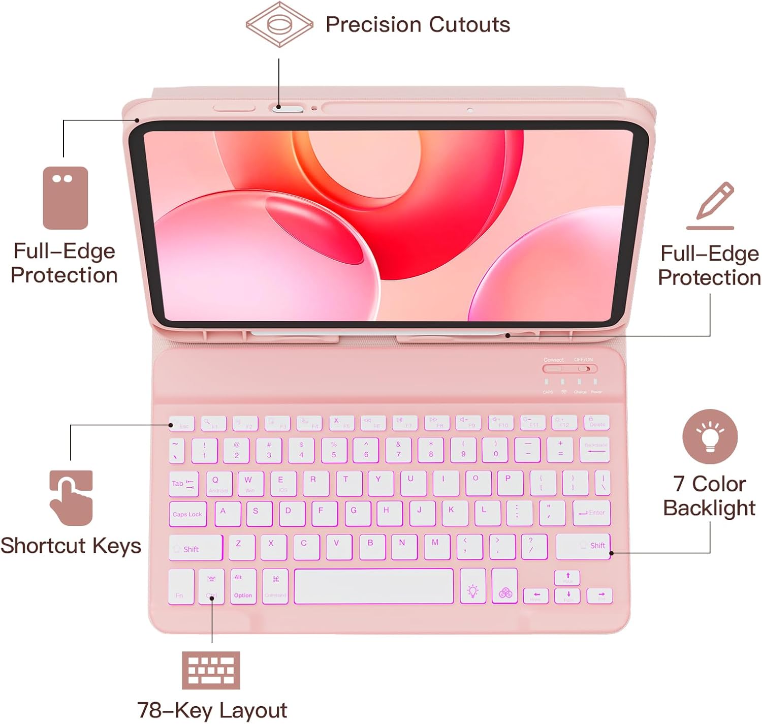 Funda Teclado para Samsung Galaxy Tab S11 11 pulgadas 2025 - Imagen 3