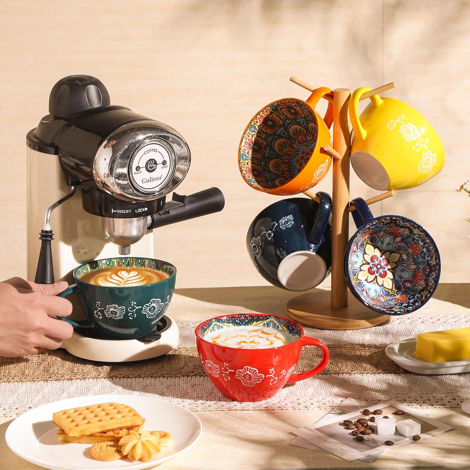 Juego de Tazas de Café Boho de 6 Piezas ☕🍺 - Imagen 7