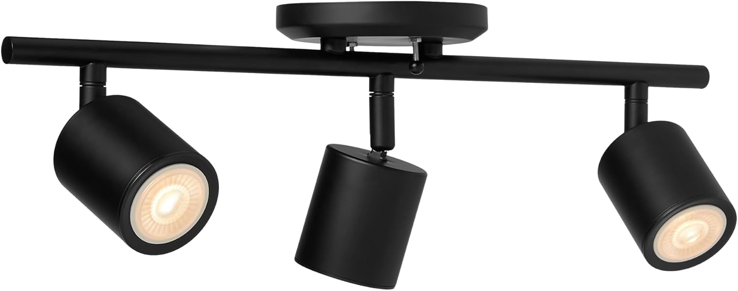 Kit de Iluminación de Riel de 3 Luces Amazon Basics - Imagen 4