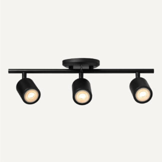 Kit de Iluminación de Riel de 3 Luces Amazon Basics