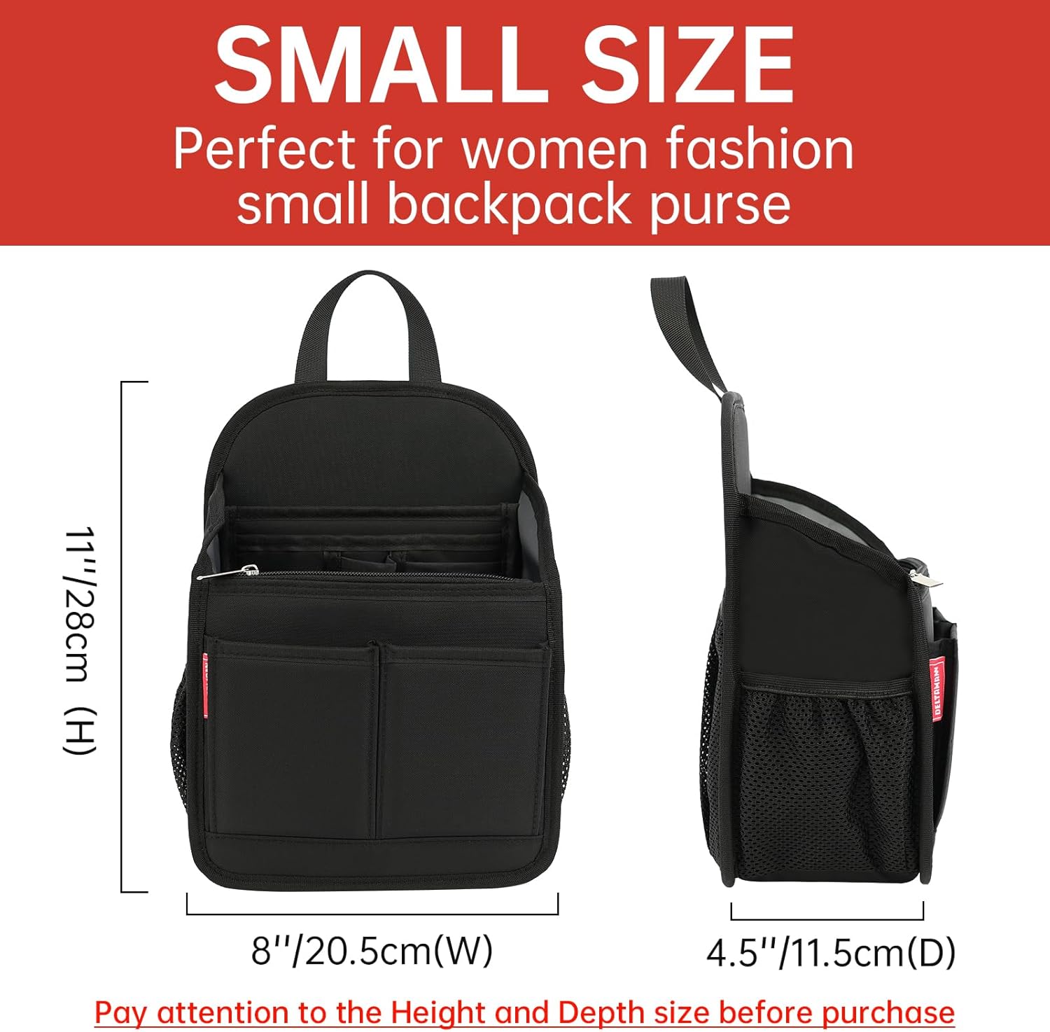 Organizador de Mochila Mini Premium con 19 Bolsillos - Imagen 2
