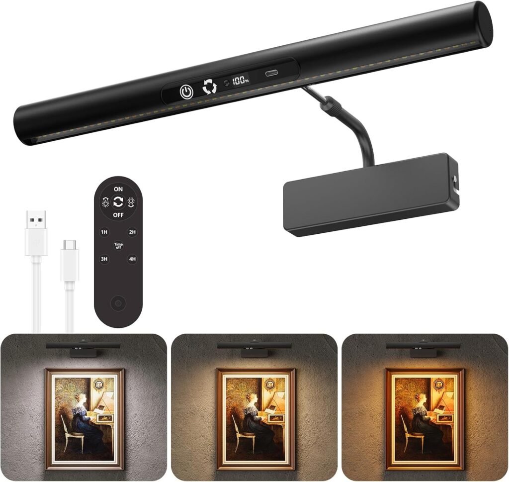 Lámpara de Pared Inalámbrica con Control Remoto