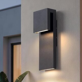 Aplique de Pared Exterior de 15 pulgadas - Moderno y Resistente
