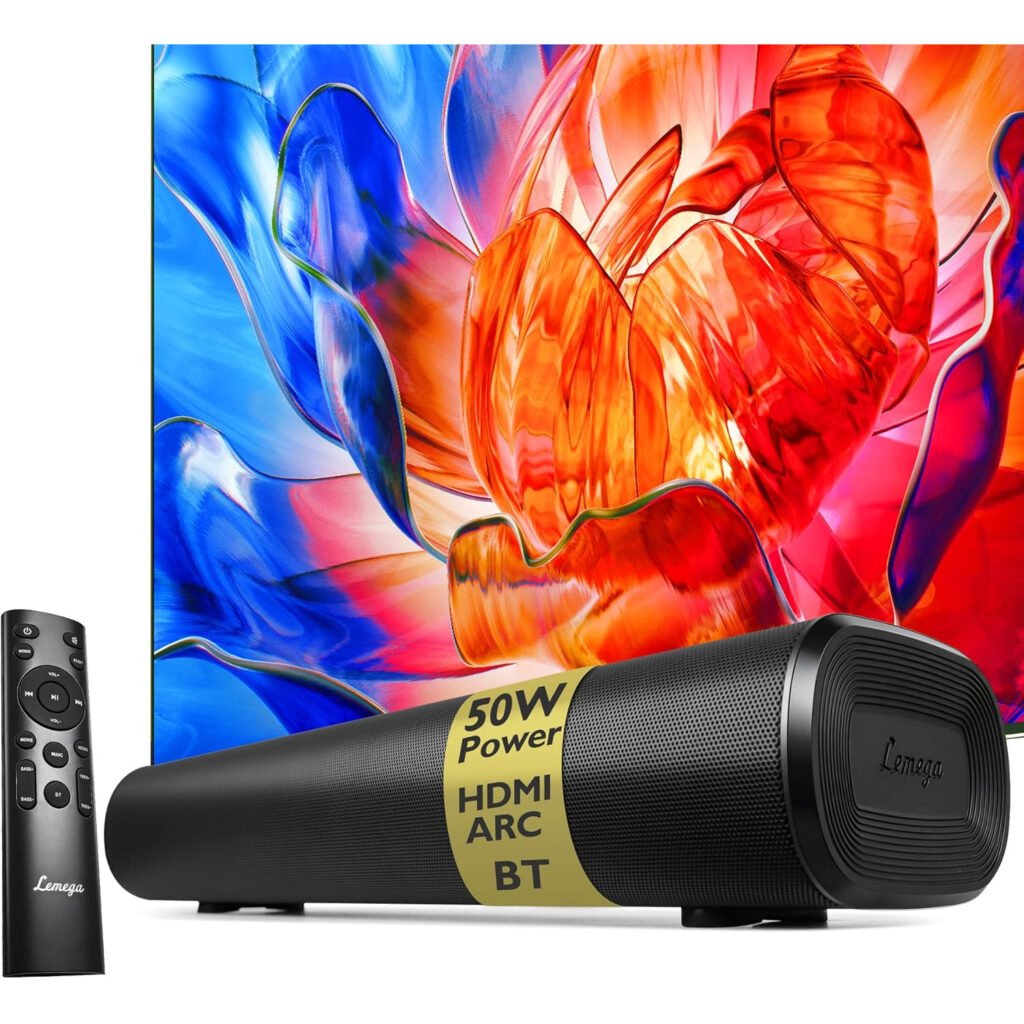 Barra de Sonido LEMEGA Edge X1 2.0 con HDMI ARC y Bluetooth 🎵
