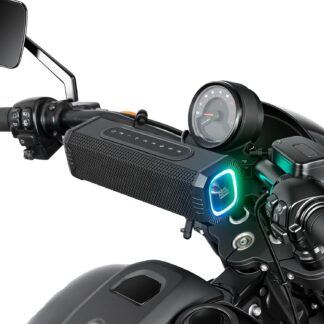 Barra de Sonido para Moto KEMIMOTO con Luces RGB y Bluetooth
