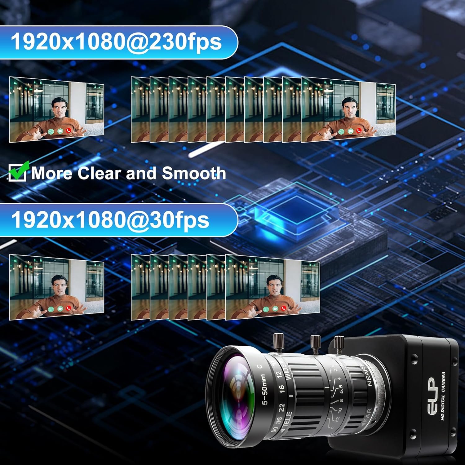 Cámara USB 12MP 4K con Zoom Manual 10X 📷 - Imagen 2