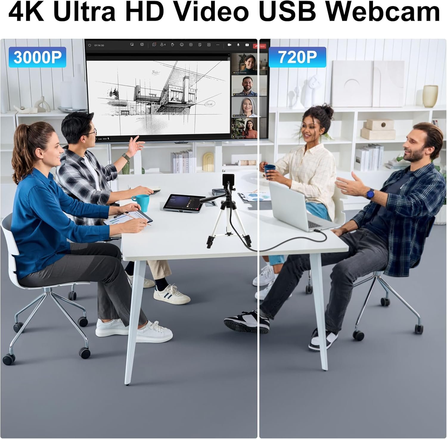 Cámara USB 12MP 4K con Zoom Manual 10X 📷 - Imagen 4