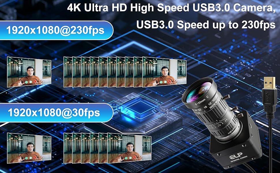 Cámara USB 12MP 4K con Zoom Manual 10X 📷 - Imagen 10