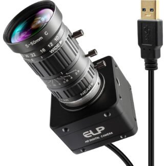 Cámara USB 12MP 4K con Zoom Manual 10X 📷