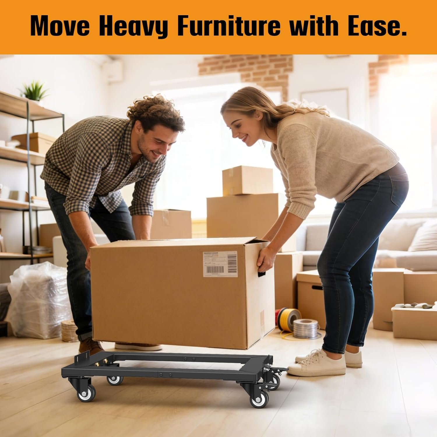 Carretilla de Muebles Resistente con Envío Gratis 🚚 - Imagen 4