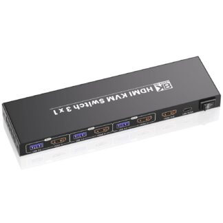 Conmutador KVM HDMI 8K60Hz 4K120Hz para 3 Computadoras