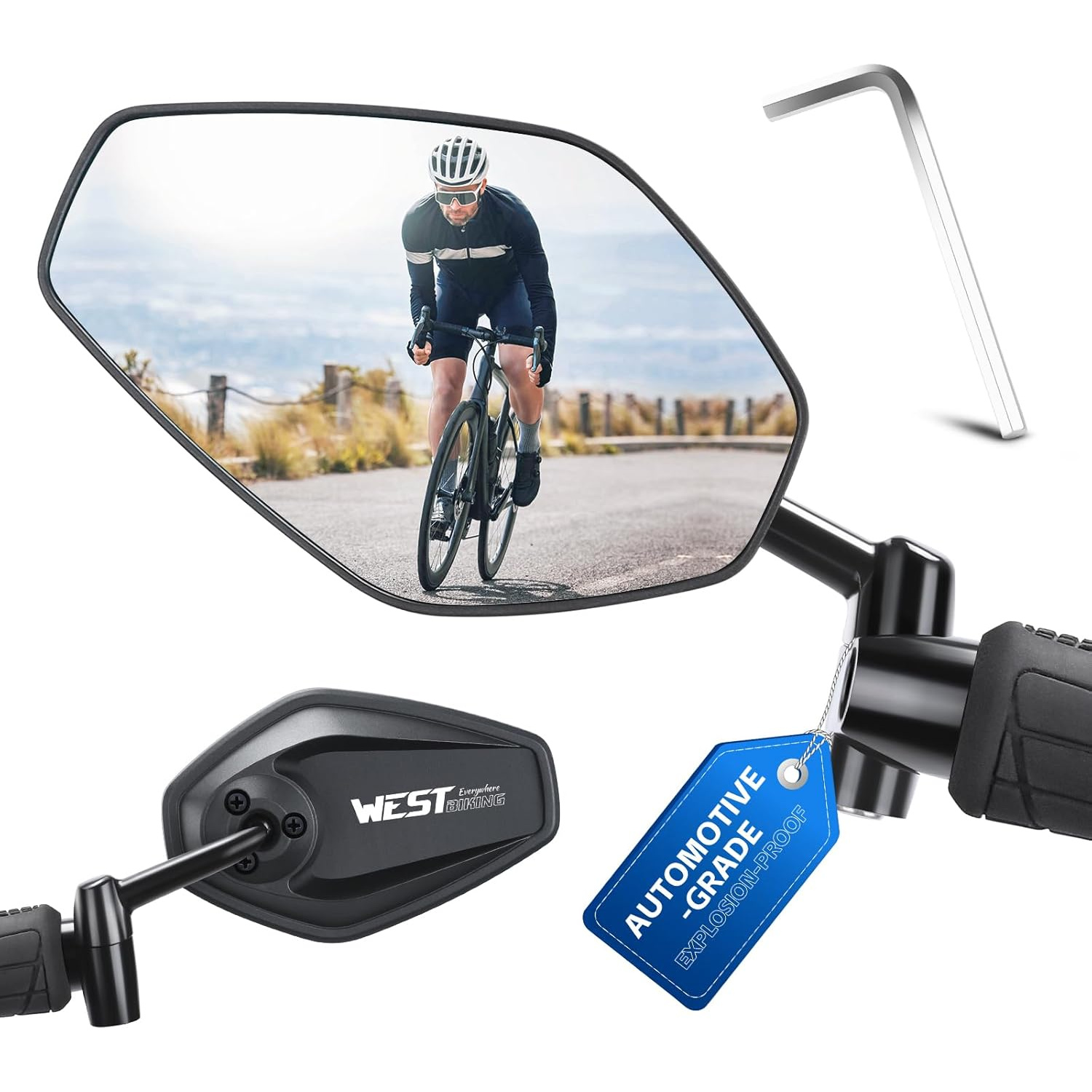 Espejo Retrovisor para Bicicleta 360° Ajustable