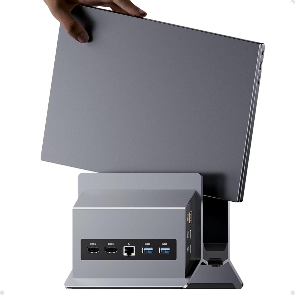 Estación de Acoplamiento USB C 11 en 1 para Monitores Dual 4K