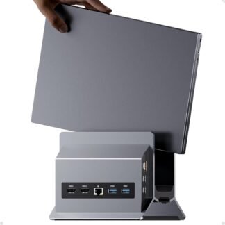 Estación de Acoplamiento USB C 11 en 1 para Monitores Dual 4K