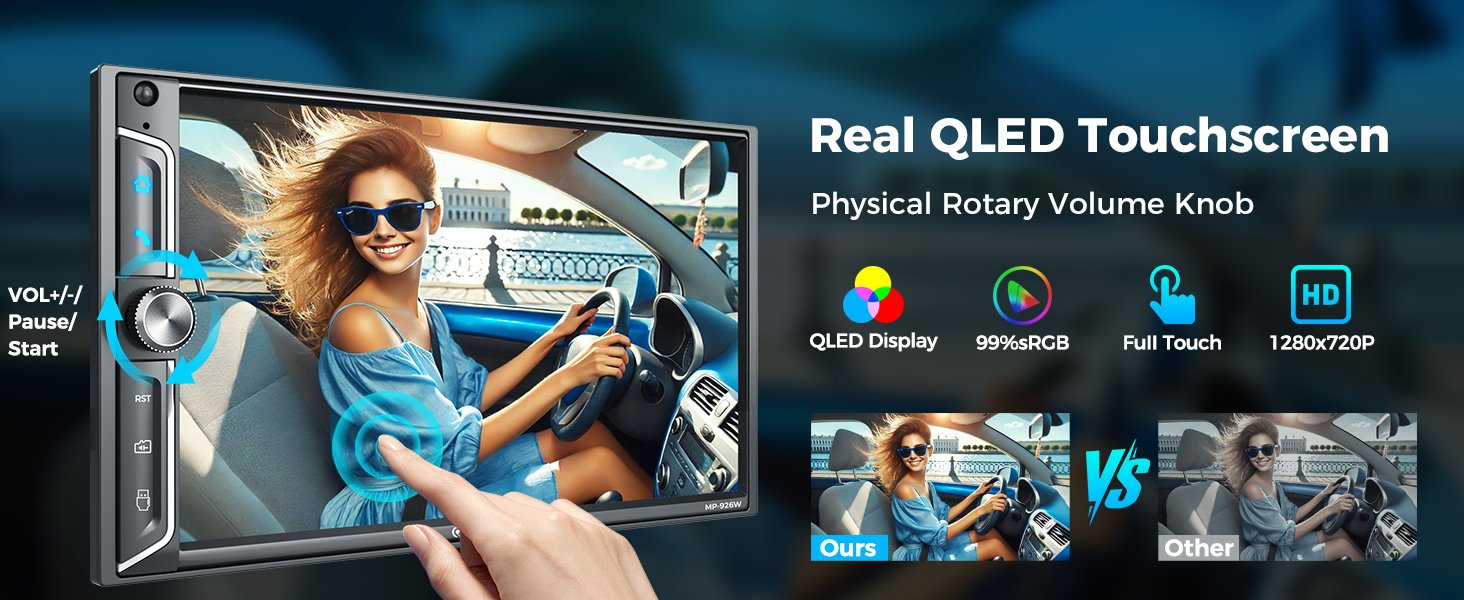 Estéreo QLED para Auto de 6.95 pulgadas con CarPlay y Android Auto 🚗 - Imagen 9