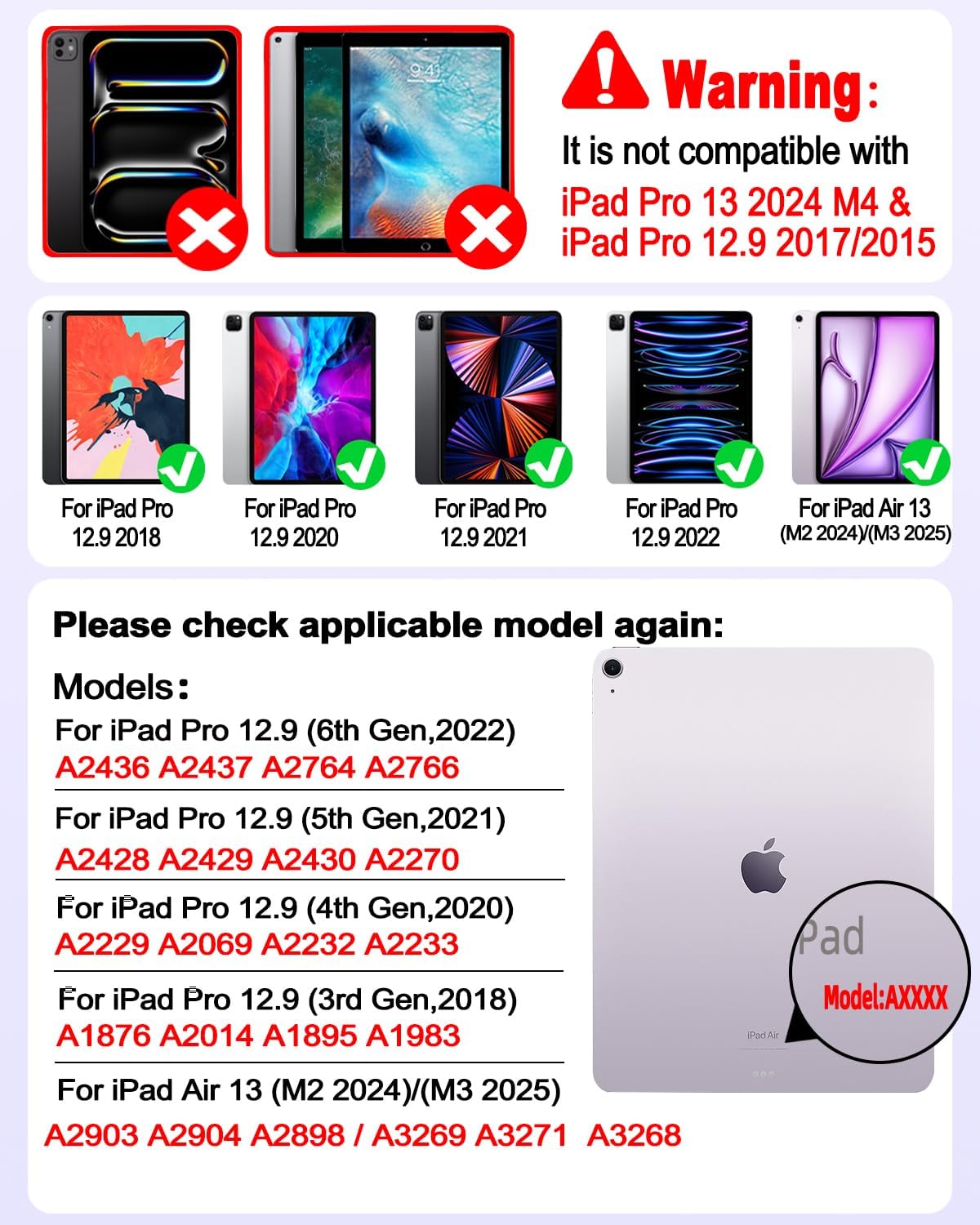 Funda con Teclado para iPad Air 13 pulgadas 🌈 - Imagen 2