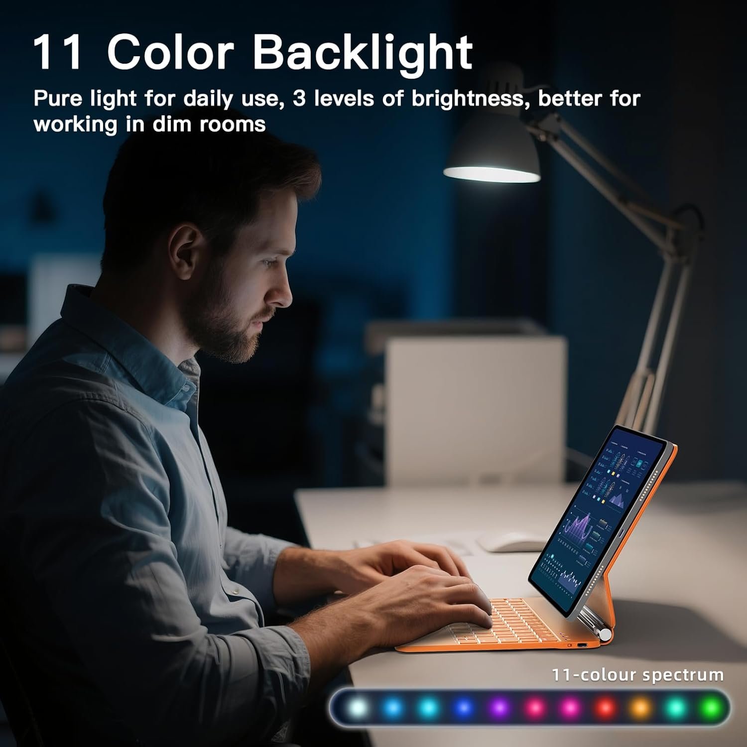 Funda con Teclado para iPad Air 11 Pulgadas 🚀 - Imagen 4