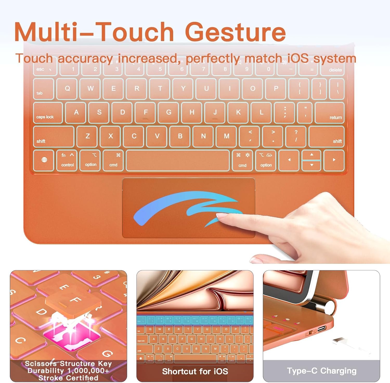 Funda con Teclado para iPad Air 11 Pulgadas 🚀 - Imagen 5