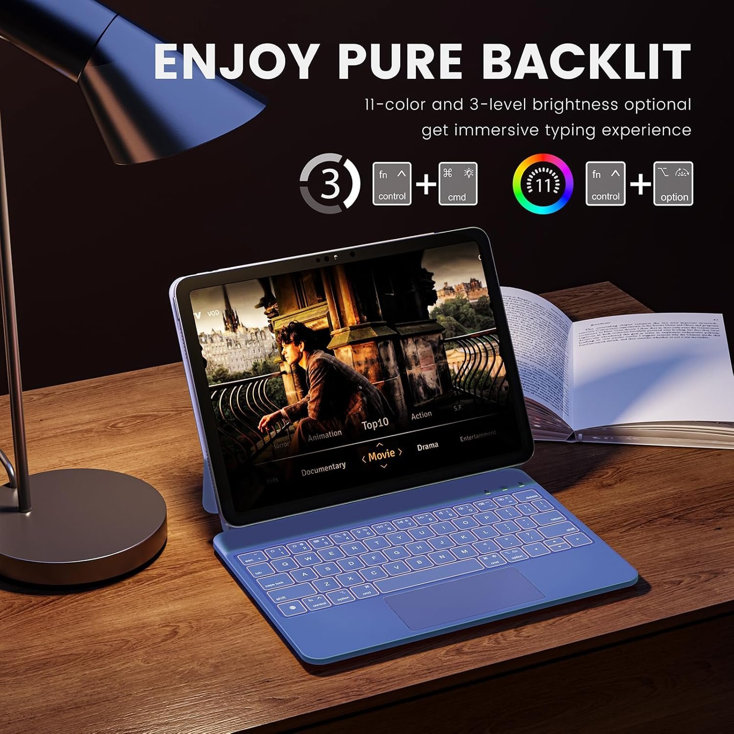 Funda con Teclado para iPad iPad de 10.ª generación iPad A16 de 11 pulgadas - Imagen 4