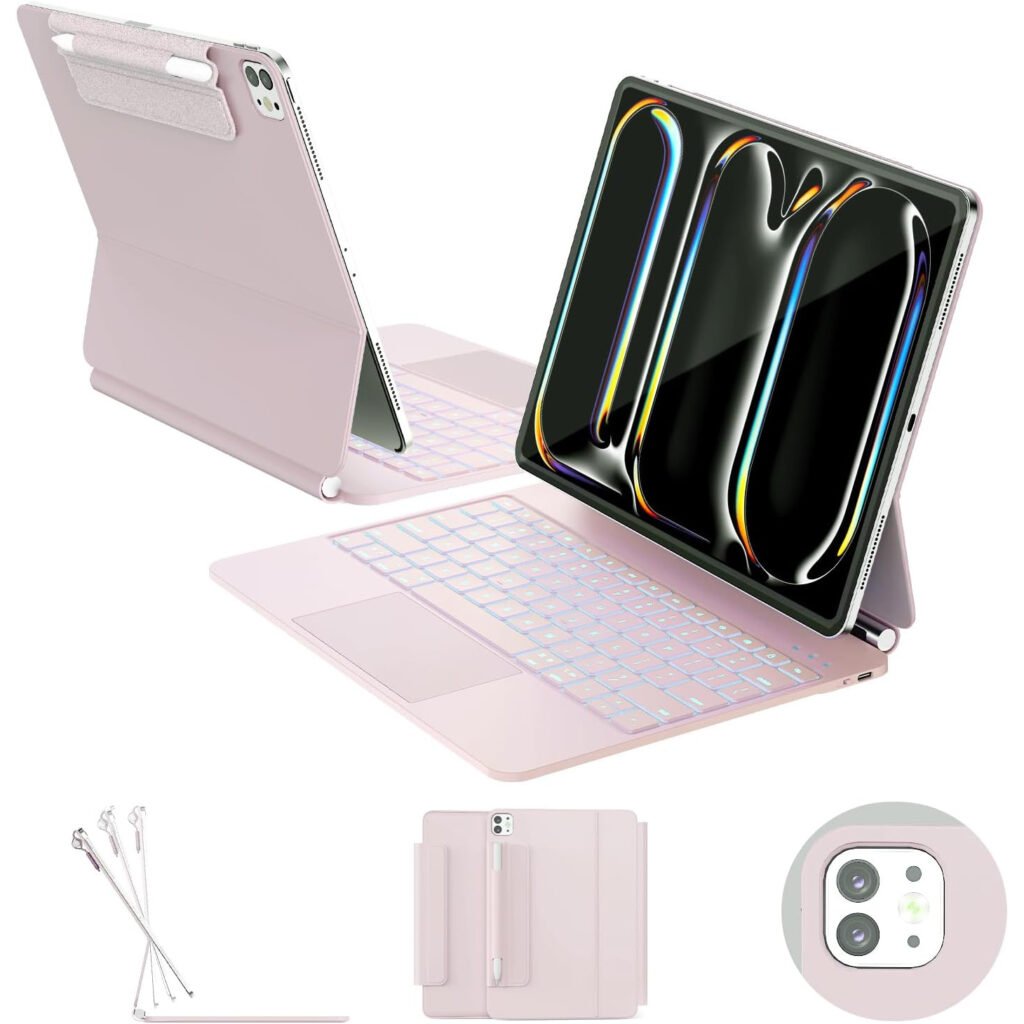 Funda con Teclado para iPad Pro 13 Pulgadas 🌟