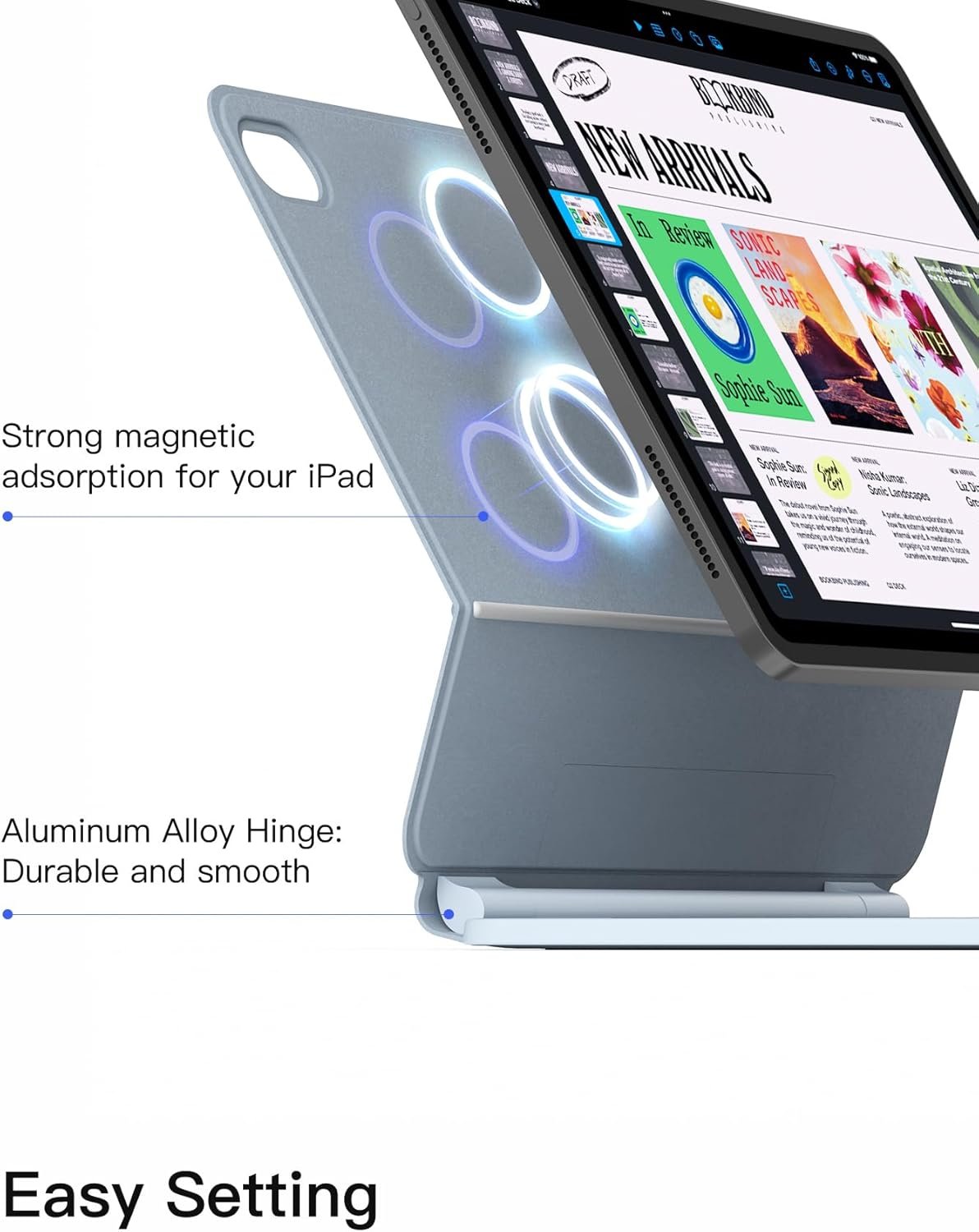 Funda Teclado Magnético para iPad 10ª/11ª Gen 📱 - Imagen 4